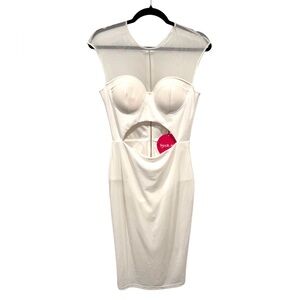 NWT Tiger Mist White Sexy Dress